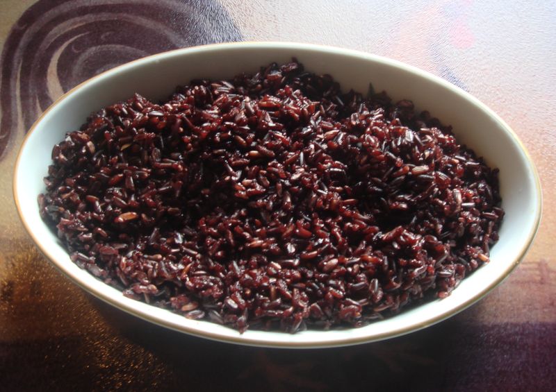 černá rýže